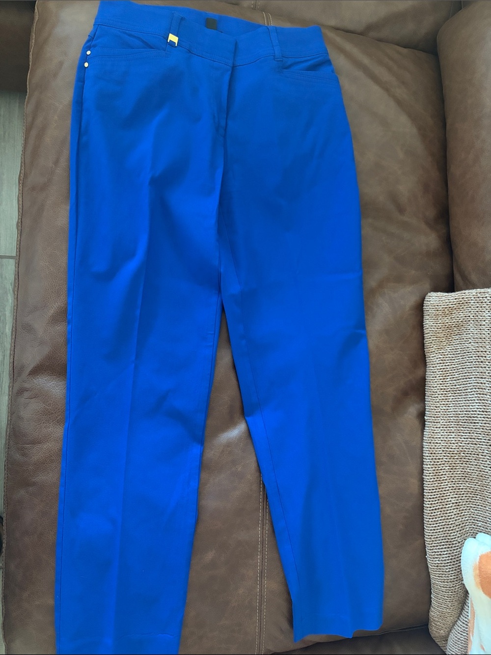 JM Collection Royal Blue Stretch Dress Pants